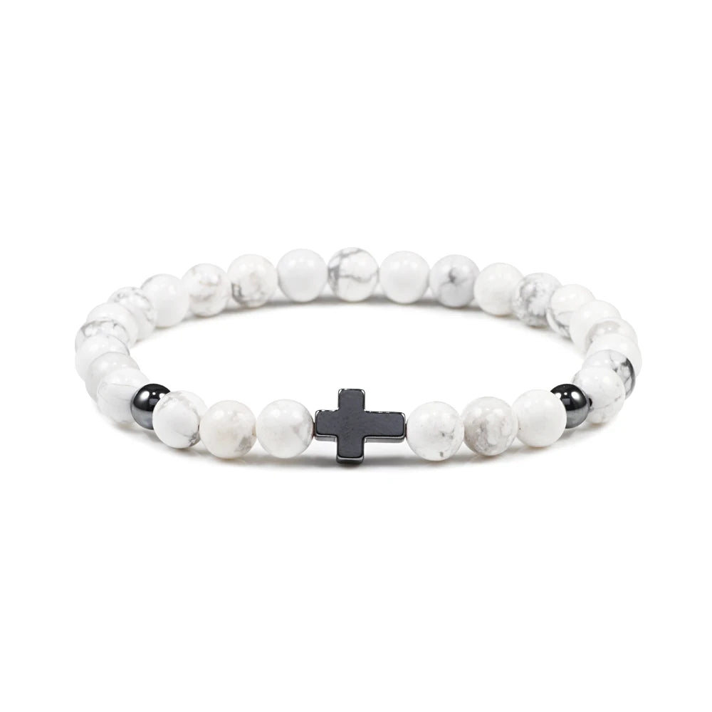 Cross Bead Bracelet