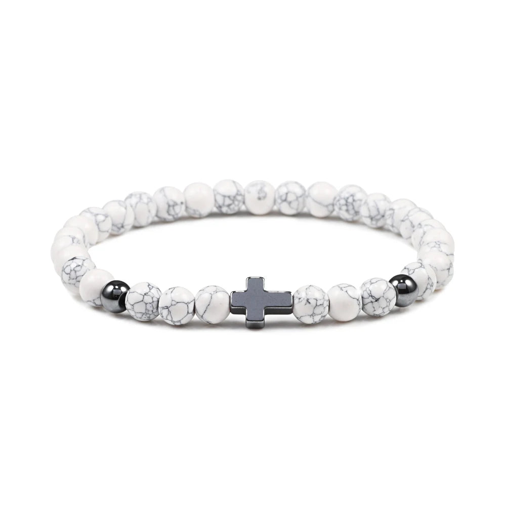 Cross Bead Bracelet