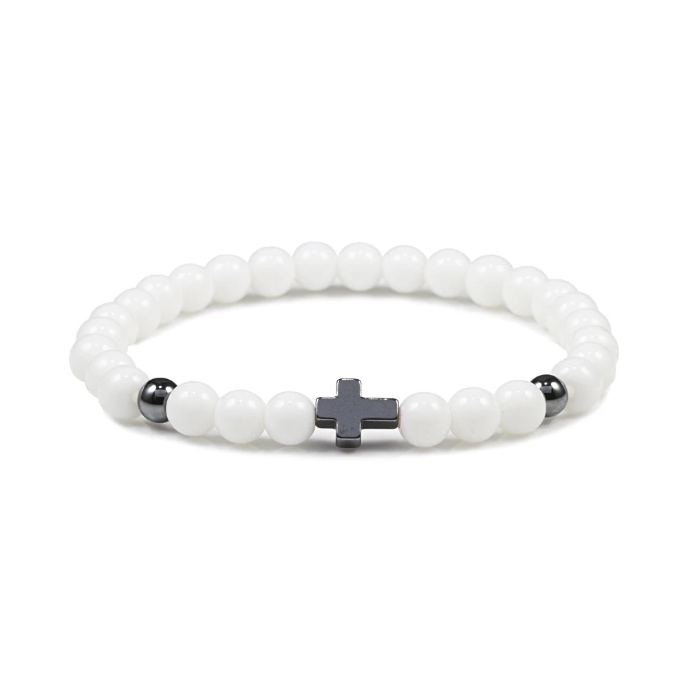 Cross Bead Bracelet