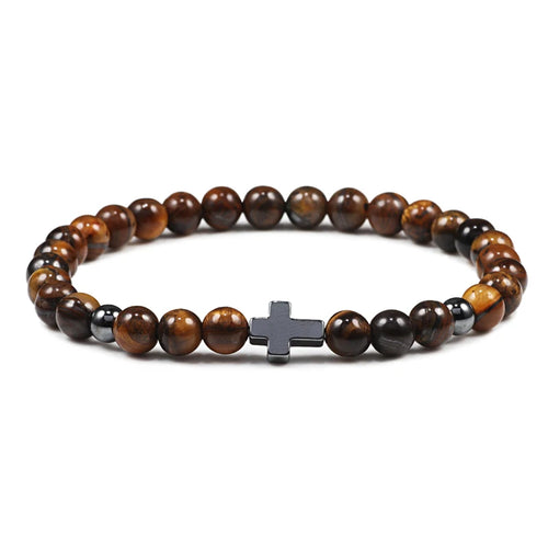 Cross Bead Bracelet