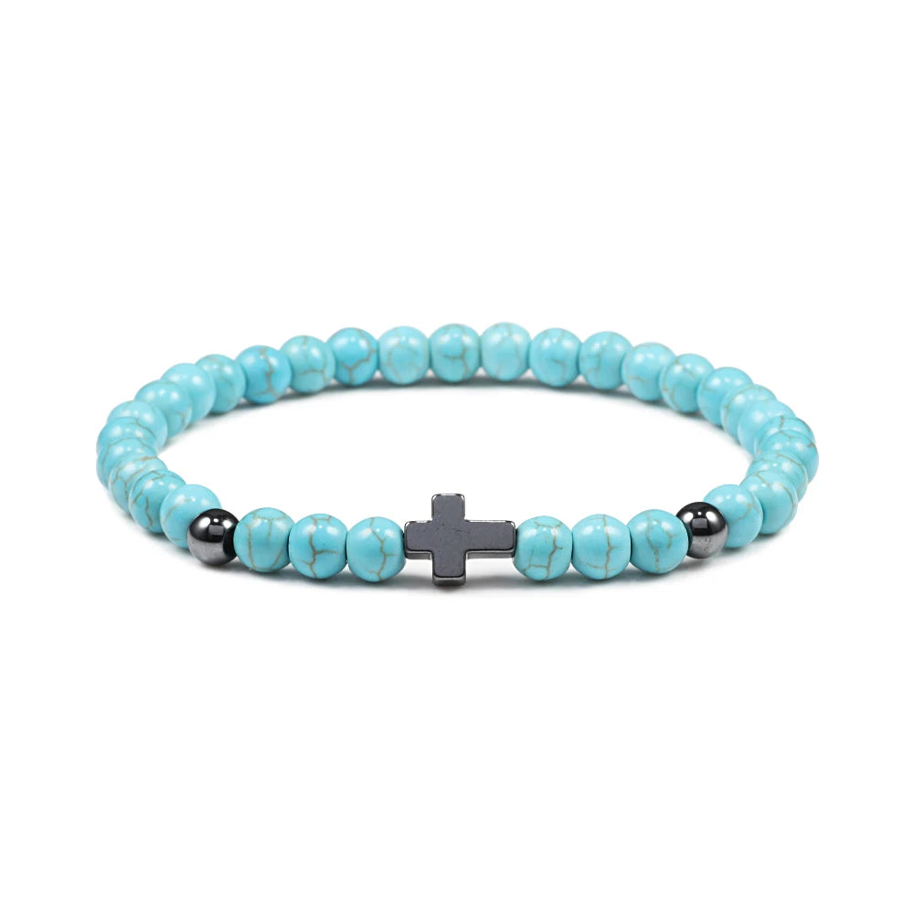 Cross Bead Bracelet