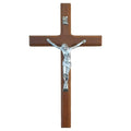 Wooden Wall Crucifix with Christ Figure