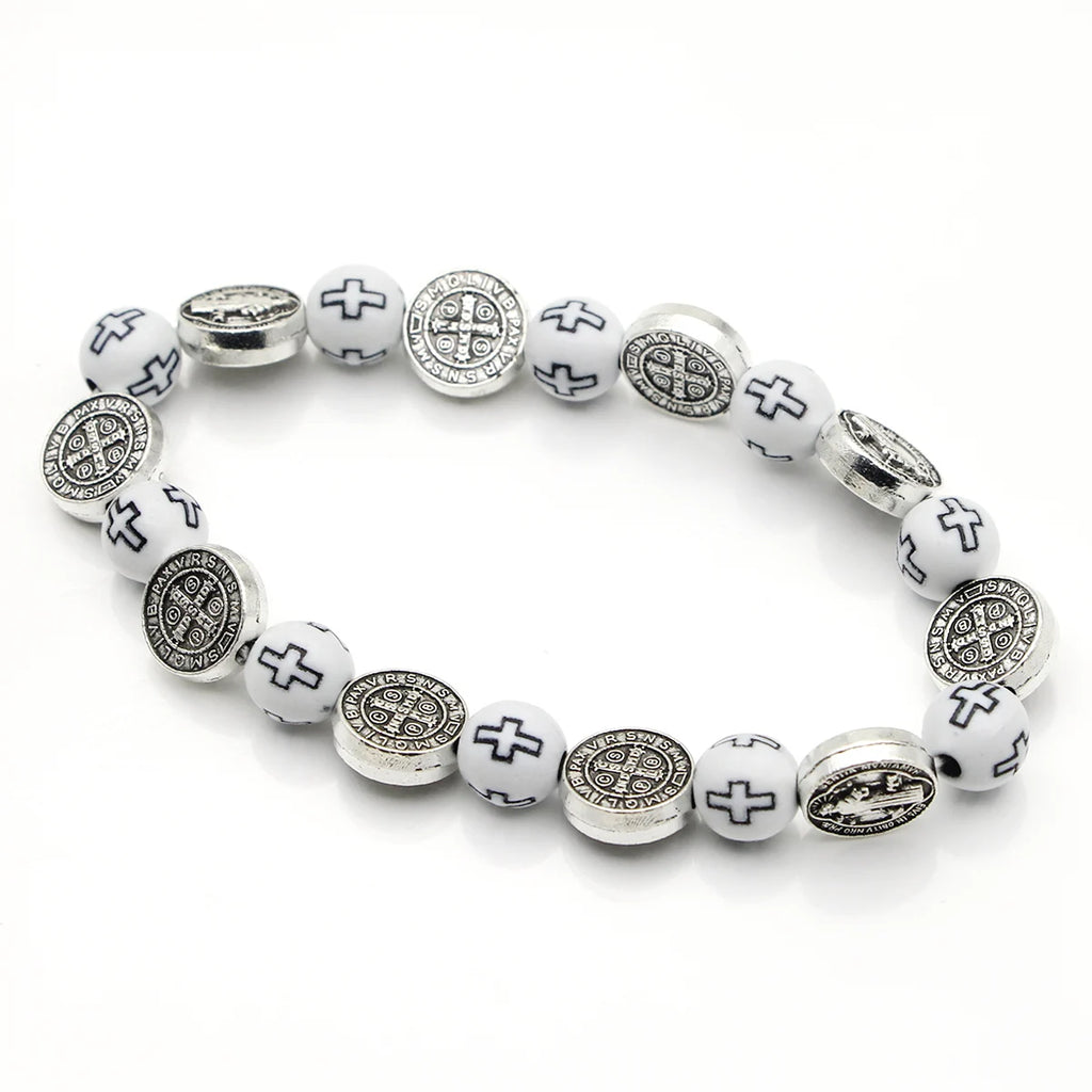 Saint Benedict Cross Bead Bracelet