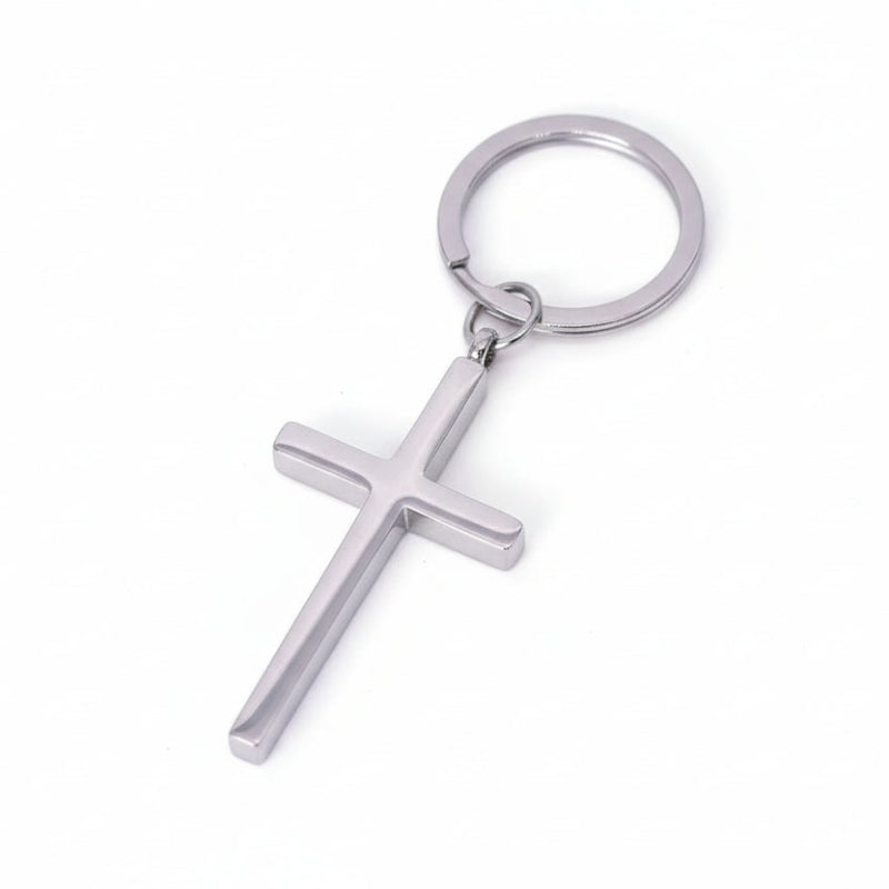 Simple Cross Keychain