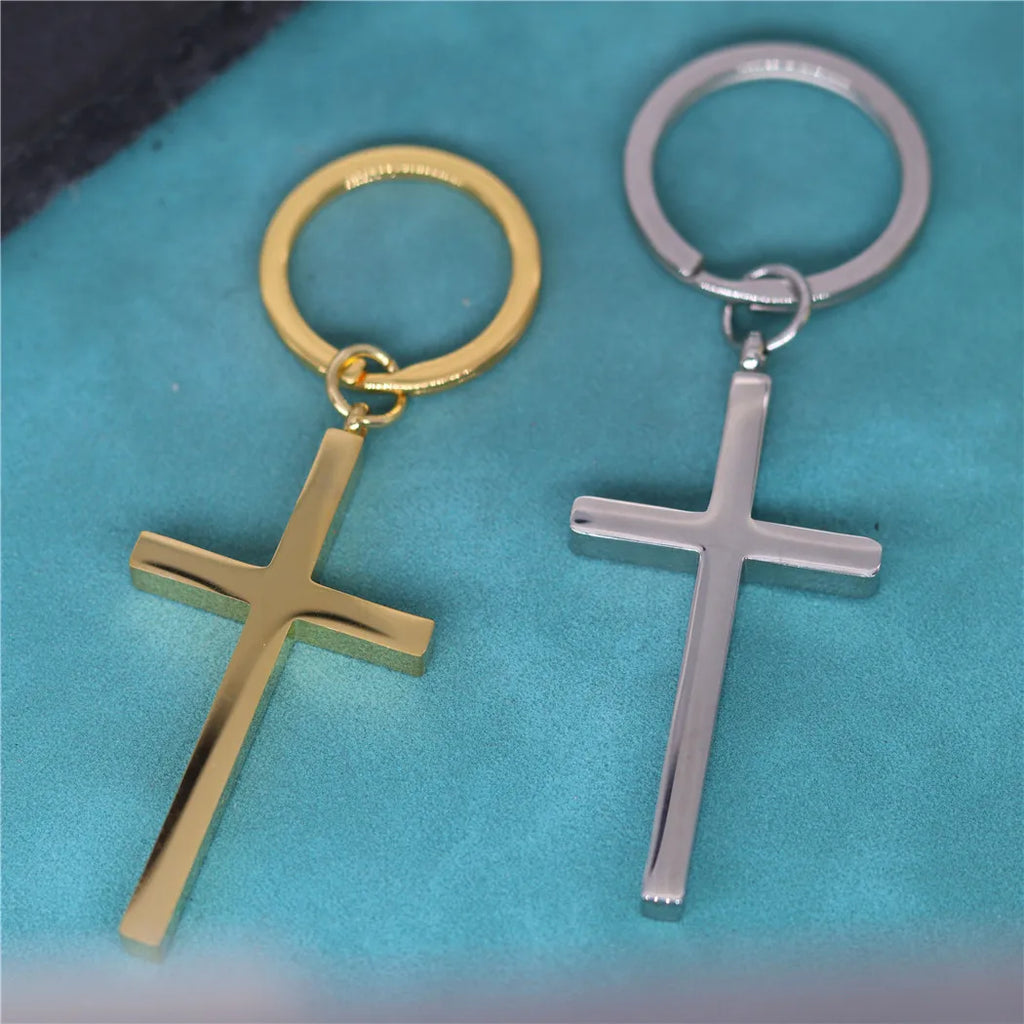 Simple Cross Keychain