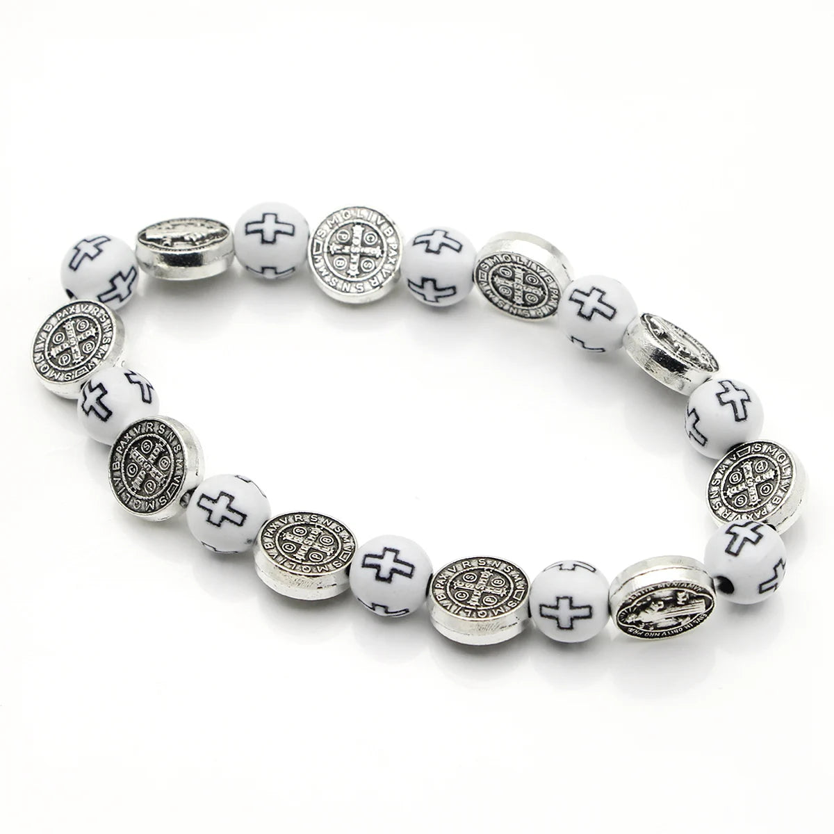 Saint Benedict Cross Bead Bracelet