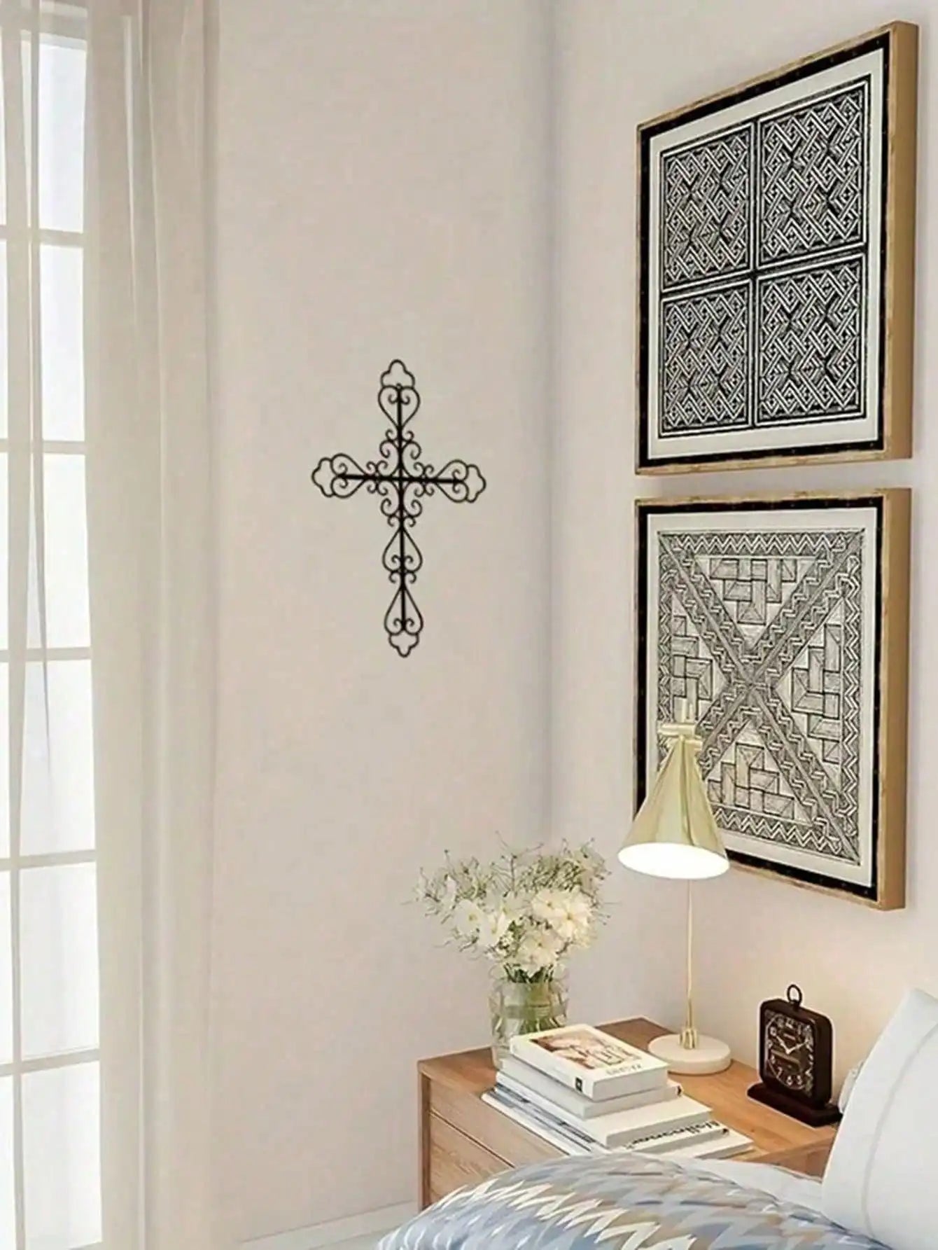 Decorative Metal Wall Cross