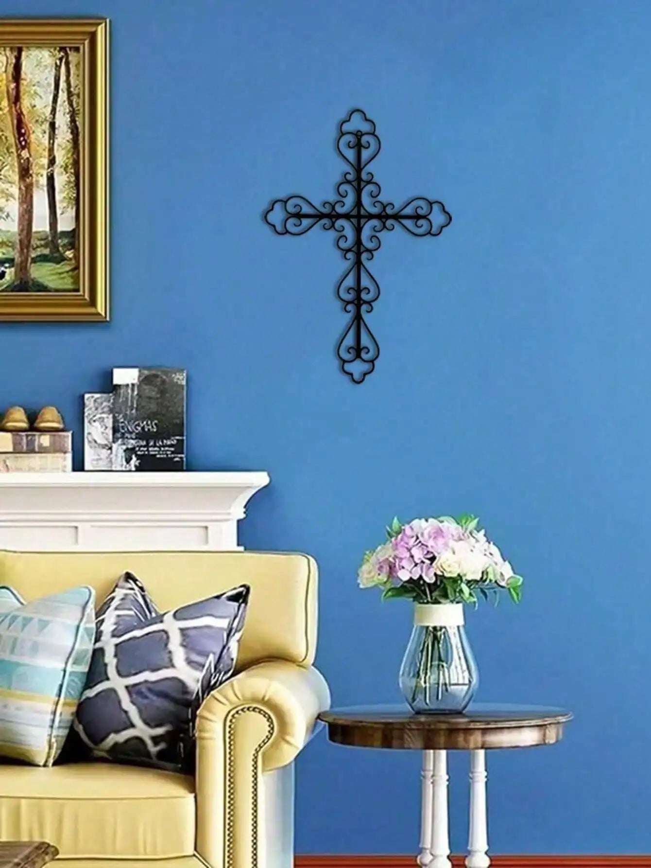Decorative Metal Wall Cross