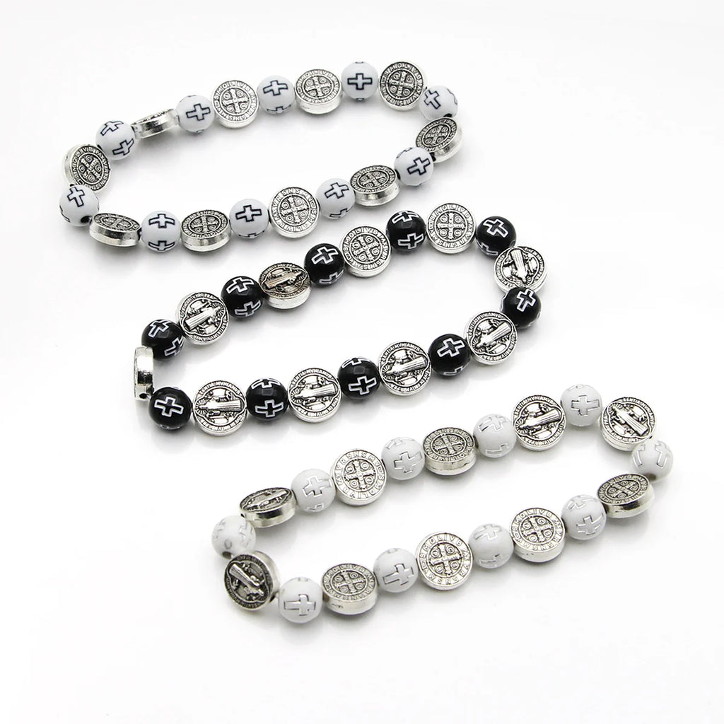 Saint Benedict Cross Bead Bracelet