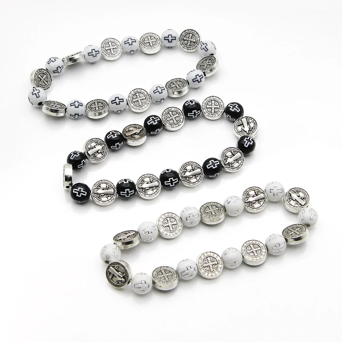 Saint Benedict Cross Bead Bracelet