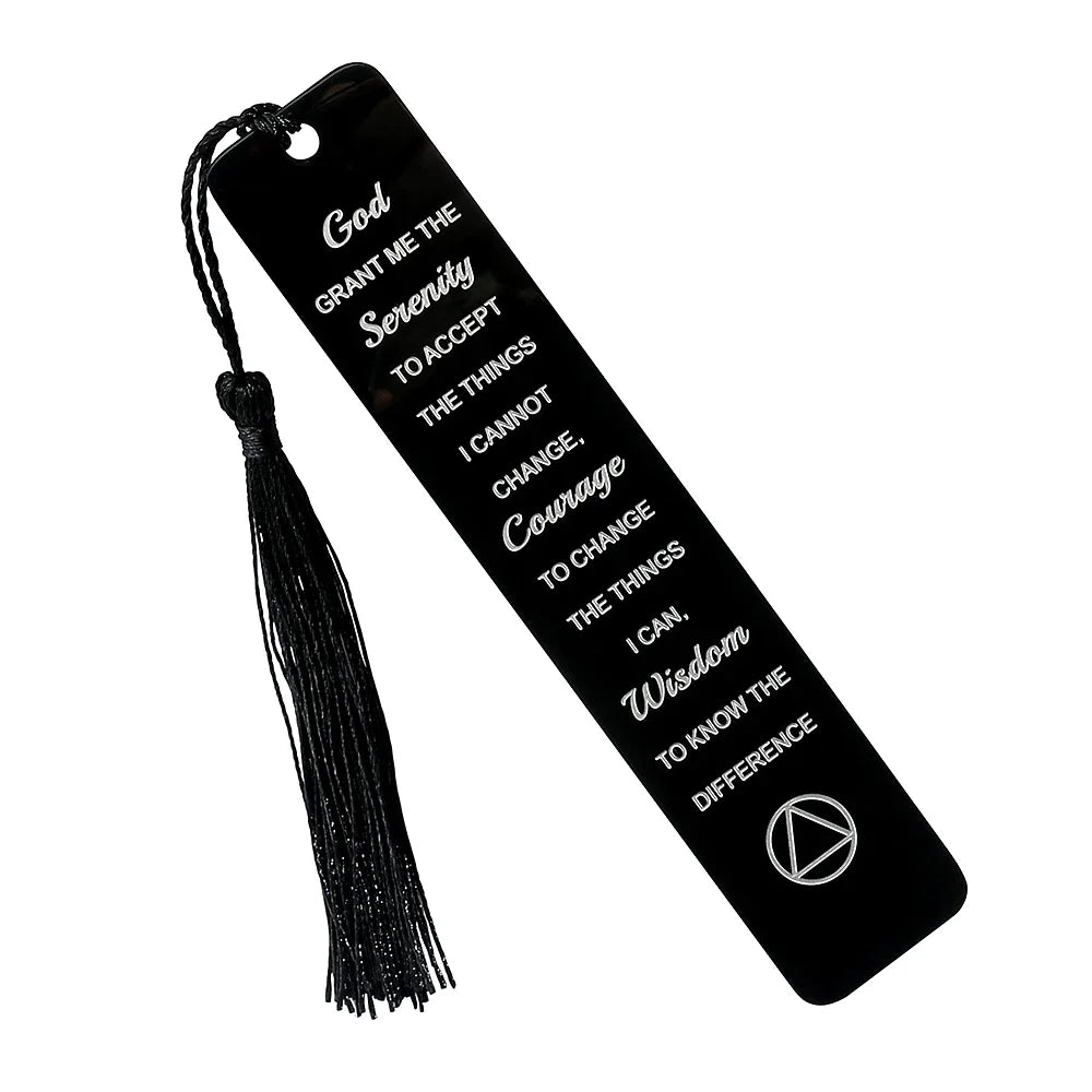 Metal Christian Scripture Bookmark with Cross Charm
