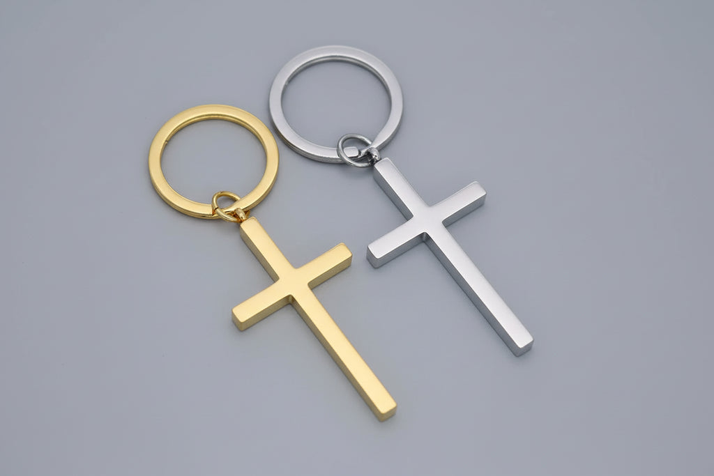Simple Cross Keychain
